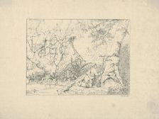 Vicksburg Canal (from Confederate War Etchings), 1861-63. Creator: Adalbert John Volck