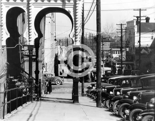 Vicksburg street, Mississippi, 1936. Creator: Walker Evans.