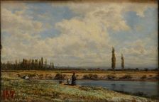 Vichy, Banks, Noon, 1870