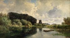 Vicinity of Friesland, (Netherlands), between 1878 and 1884. Creator: Carlos de Haes