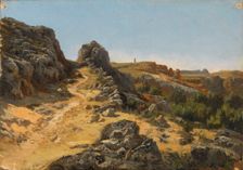 Vicinity of the Monasterio de Piedra, 1857. Creator: Carlos de Haes