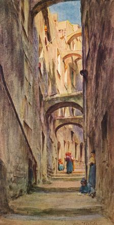 Vicolo della Providenza, San Remo c1910, (1912). Artist: Walter Frederick Roofe Tyndale