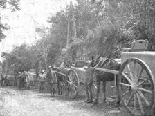 'Victoire Italienne; Le ravitaillement d'eau pour les troupes. Creator: Unknown