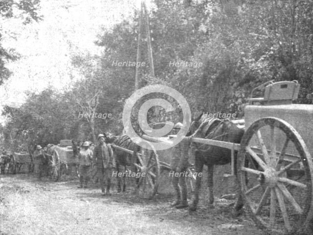 ''Victoire Italienne; Le ravitaillement d'eau pour les troupes. Creator: Unknown.