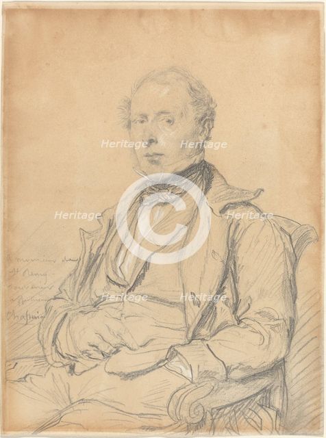 Victor-Auguste de Saint-Rémy, c. 1850. Creator: Theodore Chasseriau.