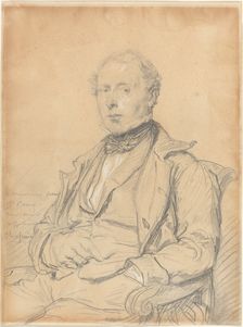 Victor-Auguste de Saint-Rémy, c. 1850. Creator: Theodore Chasseriau