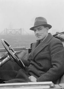 Victor Austin Bruce, winner of the Monte Carlo Rally, 1926. Artist: Bill Brunell