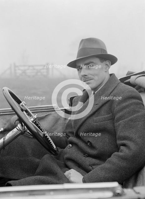 Victor Austin Bruce, winner of the Monte Carlo Rally, 1926. Artist: Bill Brunell.