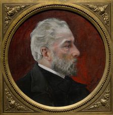 Victor Balaguer Cirera, (1824-1901), Spanish politician and writer, 1888. Creator: Juan Luna Novicio