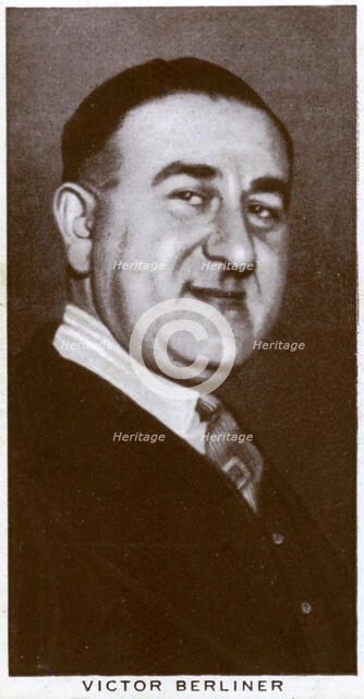 Victor Berliner, boxing promoter and manager, 1938. Artist: Unknown