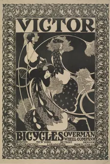 Victor bicycles. Overman wheel company, c1894 - 1896. Creator: William H Bradley