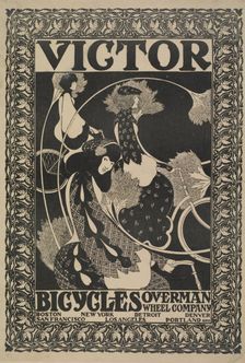 Victor bicycles. Overman wheel company, c1894 - 1896. Creator: William H Bradley