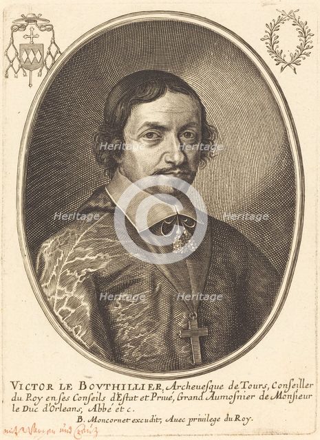 Victor Bouthillier. Creator: Balthasar Moncornet.