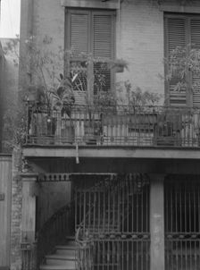 Victor David House (Le Petit Salon), 620 St. Peter Street, New Orleans, between 1920 and 1926. Creator: Arnold Genthe