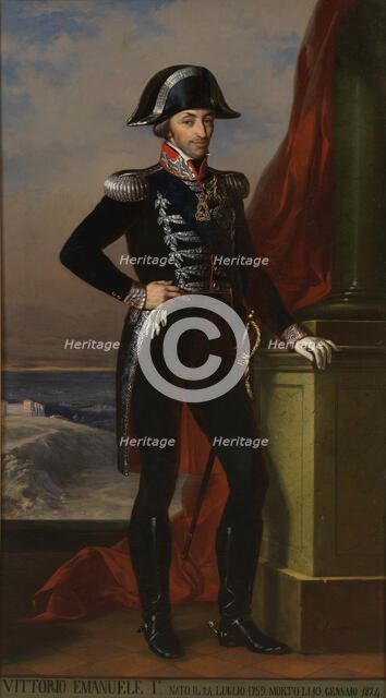Victor Emmanuel I of Sardinia (1759-1824). Artist: Anonymous 
