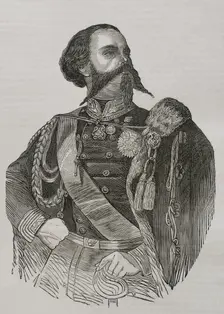 Victor Emmanuel II, (1820-1878), Last King of the Kingdom of Sardinia (1849-1861) and the..., 1871. Creator: Unknown