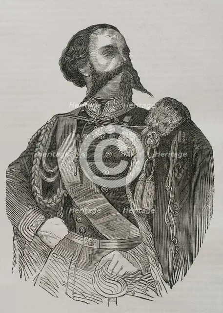Victor Emmanuel II, (1820-1878), Last King of the Kingdom of Sardinia (1849-1861) and the..., 1871.  Creator: Unknown.