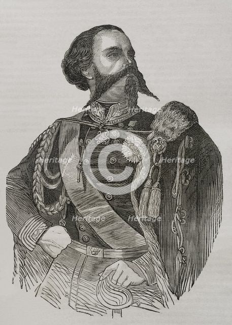 Victor Emmanuel II, (1820-1878), Last King of the Kingdom of Sardinia (1849-1861) and the..., 1871.  Creator: Unknown.