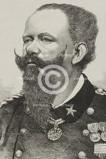 Victor Emmanuel II of Italy, (1820-1878). Sardinia, (1849-1861) and Italy, (1861-1878), 1878. Creator: Bernardo Rico.
