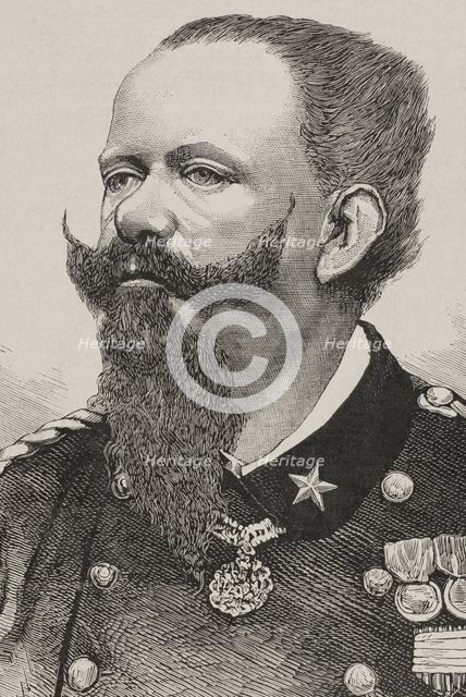 Victor Emmanuel II of Italy, (1820-1878). Sardinia, (1849-1861) and Italy, (1861-1878), 1878. Creator: Bernardo Rico.