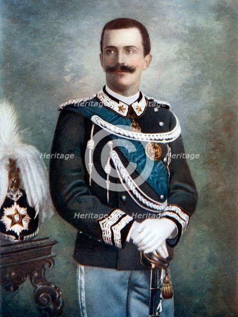 Victor Emmanuel III, King of Italy, late 19th-early 20th century.Artist: Giacomo Brogi