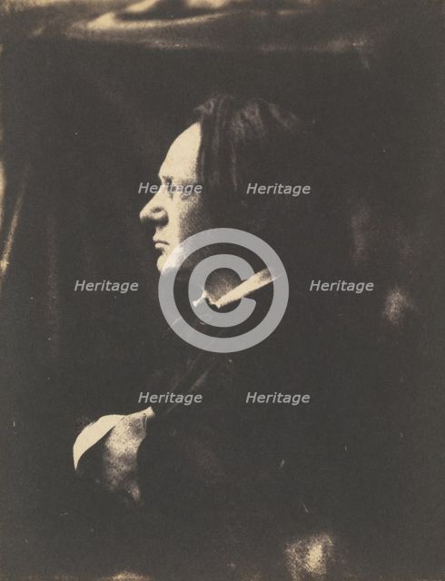 Victor Hugo, 1852. Creators: Charles Hugo, Auguste Vacquerie.
