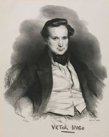 Victor Hugo, 1829. Creator: Achille Devéria (French, 1800-1857)