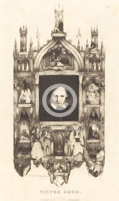 Victor Hugo, 1833. Creator: Célestin Nanteuil.