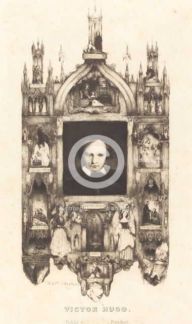 Victor Hugo, 1833. Creator: Célestin Nanteuil.