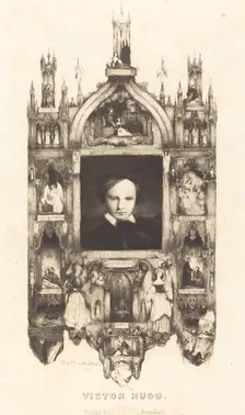 Victor Hugo, 1833. Creator: Célestin Nanteuil