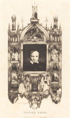 Victor Hugo, 1833. Creator: Célestin Nanteuil
