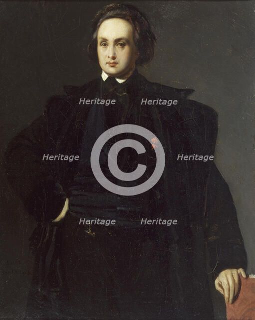 Victor Hugo, 1839. Creator: Louis Candide Boulanger.