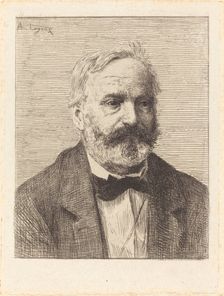 Victor Hugo, 1st plate. Creator: Alphonse Legros