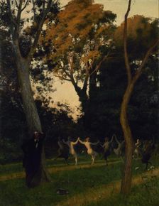 Victor Hugo concevant Les Rayons et les Ombres, 1912. Creator: Jules-Georges Bondoux