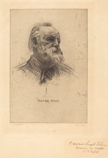 Victor Hugo, De Trois Quarts, 1884. Creator: Auguste Rodin