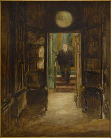 Victor Hugo descendant de son cabinet de travail à Hauteville House, c.1880. Creator: Georges-Victor Hugo