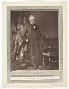 Victor Hugo (French novelist, playwright, and poet, 1802-1885), 1875/76. Creator: Bertall et Cie