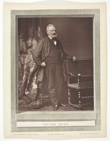 Victor Hugo (French novelist, playwright, and poet, 1802-1885), 1875/76. Creator: Bertall et Cie