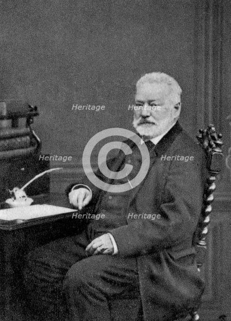 Victor Hugo, French author, 1872. Artist: Unknown
