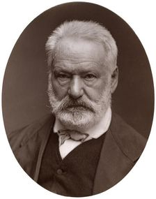 Victor Hugo, French poet, dramatist and novelist, 1877.Artist: Lock & Whitfield