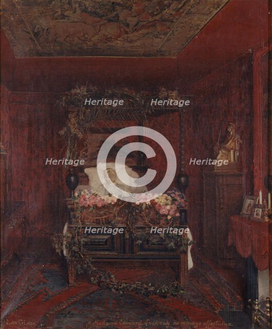 Victor Hugo sur son lit de mort, 22–05–1885 — 23–5–1885. Creator: Pierre-Paul-Leon Glaize.