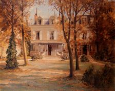Victor Hugo's house in Paris on avenue d'Eylau. Creator: Eugene Bourgeois