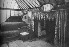 Victor Hugo's study at Hauteville House - The Room in Which Les Miserables Was Written c1925