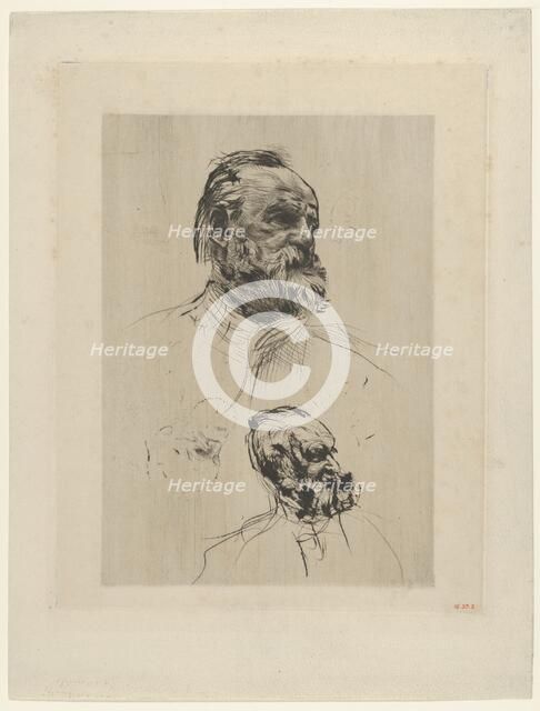 Victor Hugo (three-quarter view), 1885. Creator: Auguste Rodin.