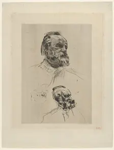 Victor Hugo (three-quarter view), 1885. Creator: Auguste Rodin