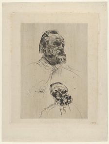 Victor Hugo (three-quarter view), 1885. Creator: Auguste Rodin