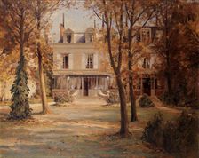 Victor Hugo's house in Paris on avenue d'Eylau. Creator: Eugene Bourgeois