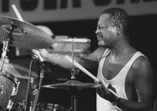 Victor Lewis, North Sea Jazz Festival, Netherlands, c1988. Creator: Brian Foskett