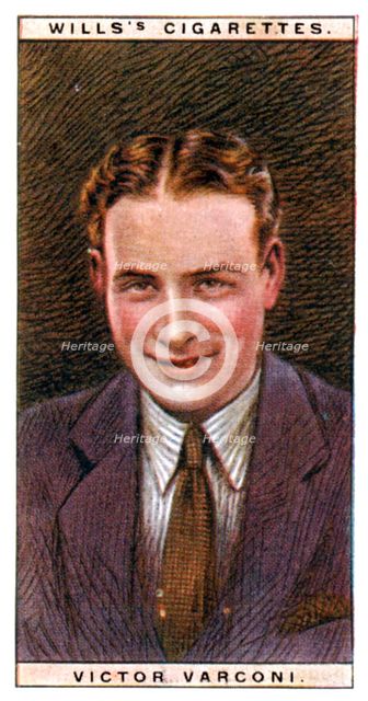 Victor Varconi (1891-1976), Hungarian actor, 1928.Artist: WD & HO Wills