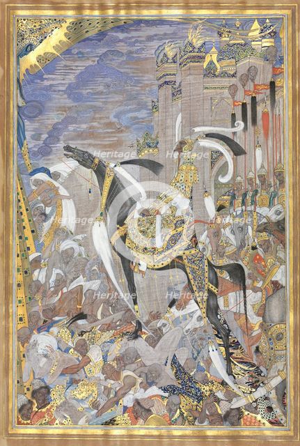 Victorious Army Entering City After Siege, 1700s-1800s(?). Creator: Unknown.